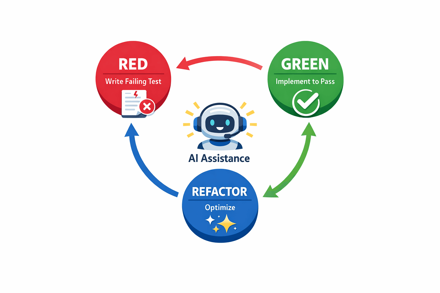 TDD Red/Green Cycle